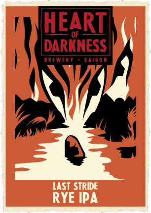 Last Stride Rye IPA Heart of Darkness Craft Brewery